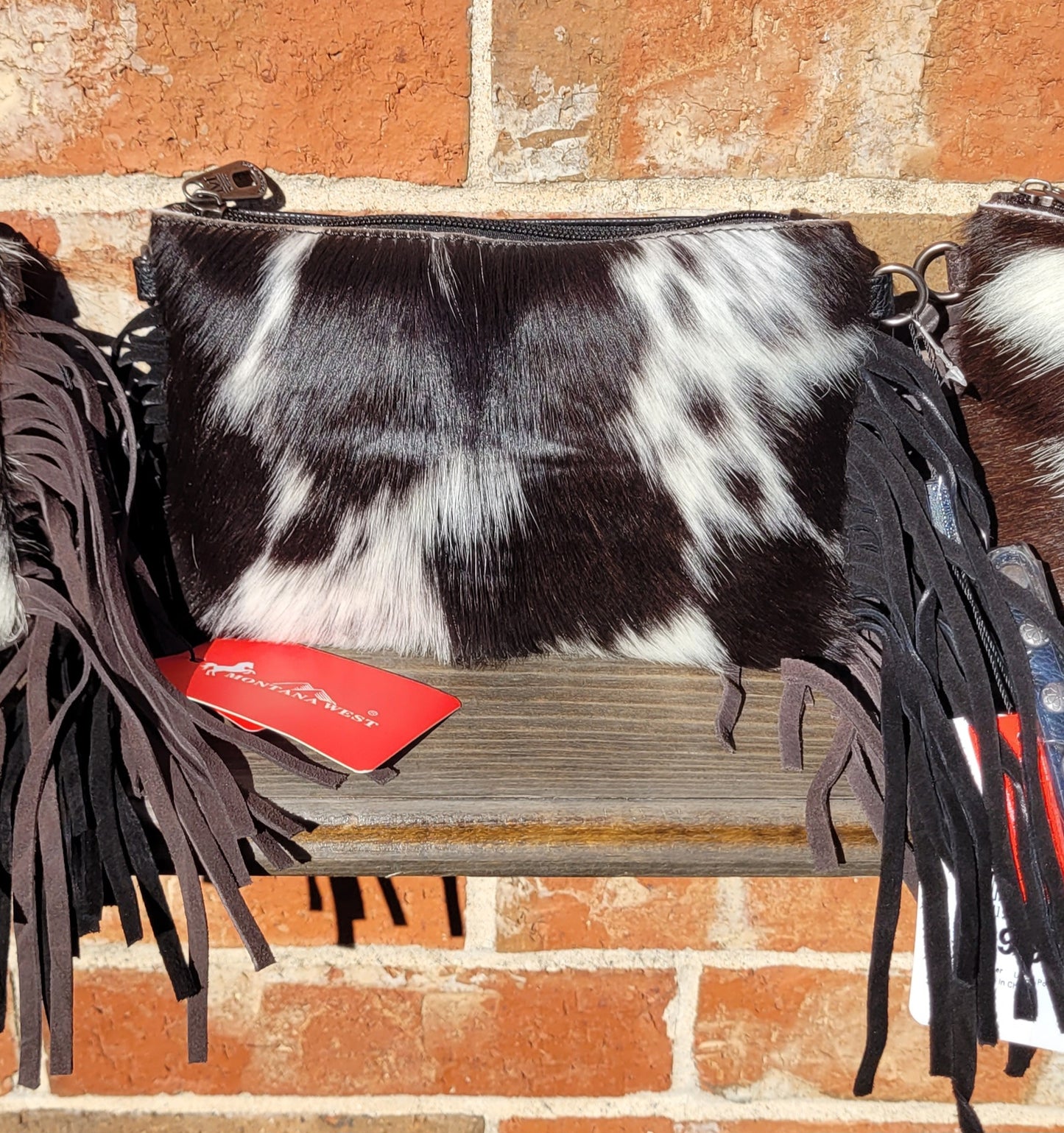 Montana West Hair-On Crossbody/Clutch